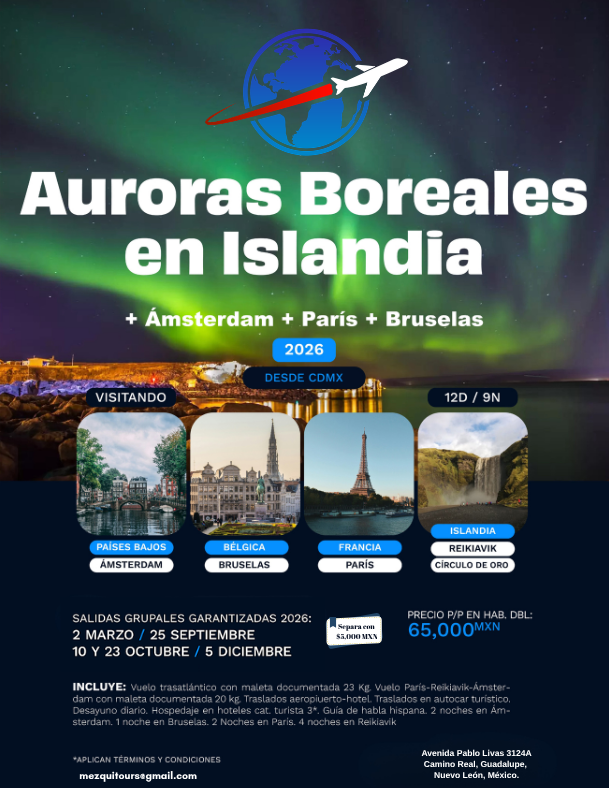 Auroras Boreales en Islandia