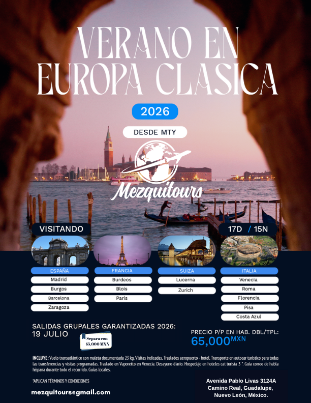 Verano en Europa Clásica