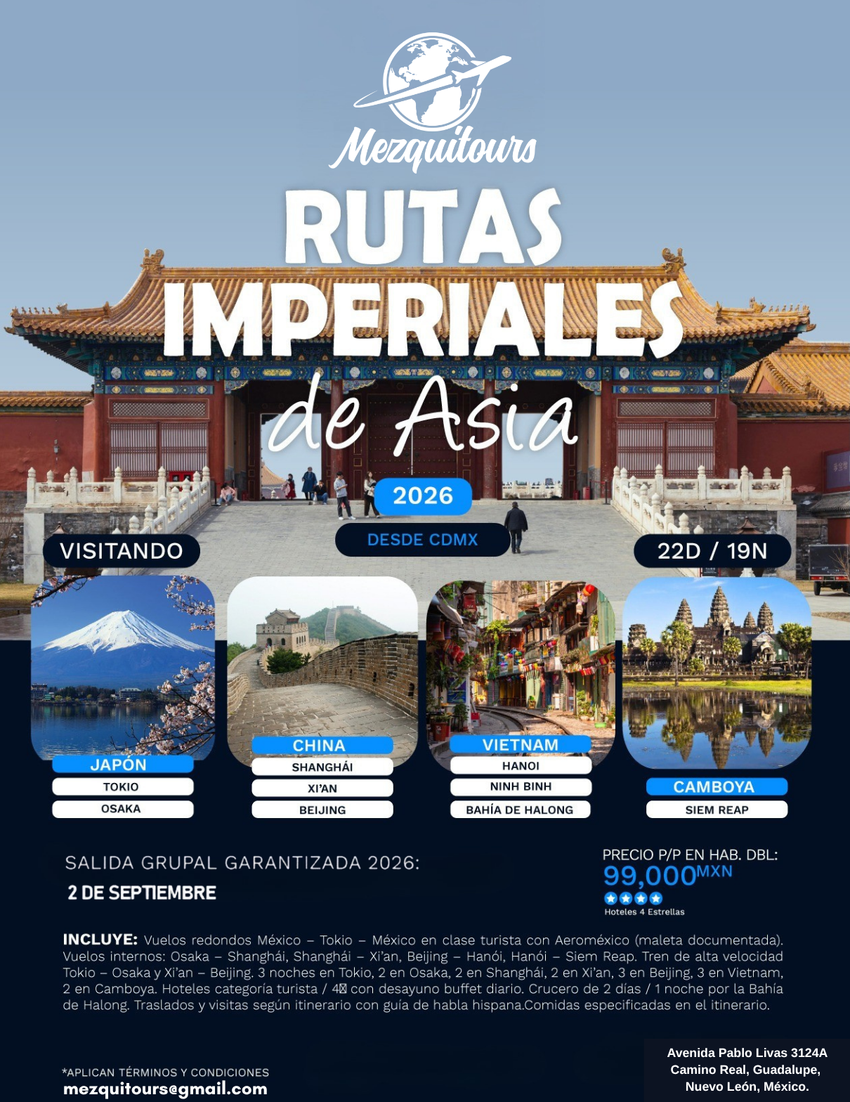 Rutas Imperiales de Asia